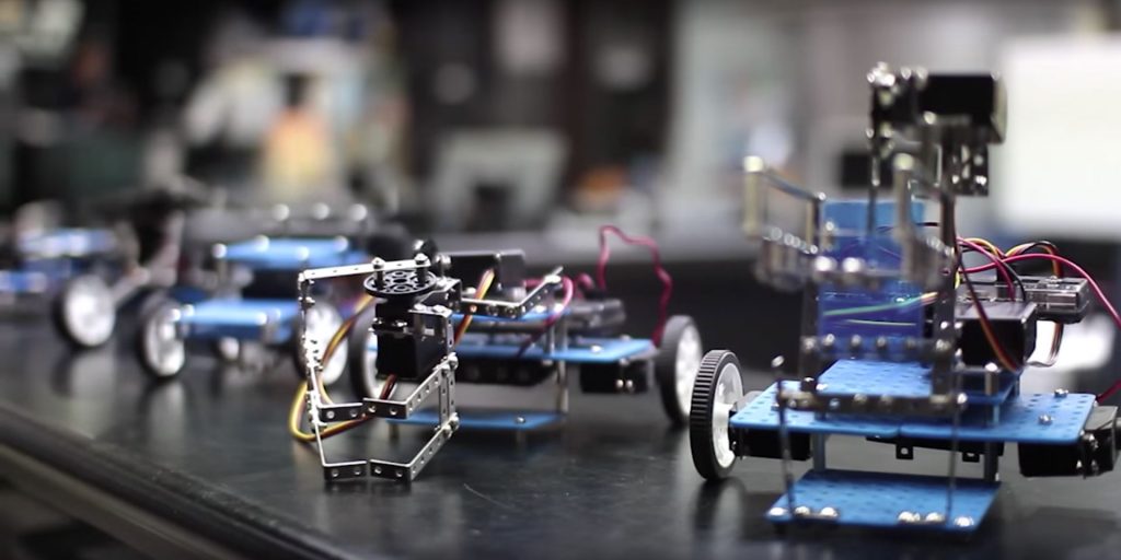 Various Rokit Smart robots